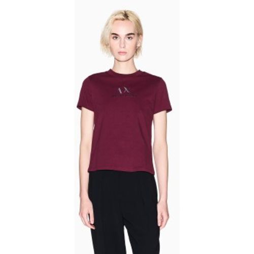 XW001345AF16356UA343 T-shirt à logo graphique (XS), Casuel, Coton, Manche courte - A|X Armani Exchange - Modalova