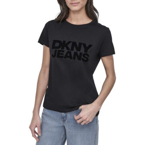 DJ4T1265 T-shirt floqué (M), Casuel, Coton, Manche courte - DKNY - Modalova
