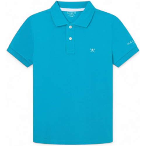 Pour garçon. HK561570 Polo Small Logo (2años= 92cm), Casuel, Coton, Manche courte, mode enfantine - Hackett London - Modalova
