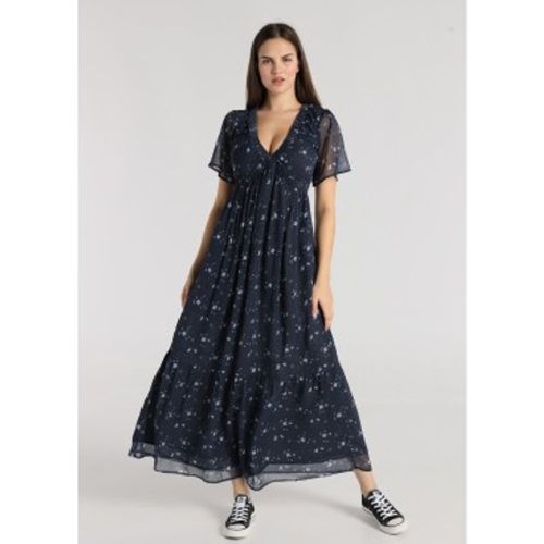 Robe midi à manches courtes avec élastique au niveau de la poitrine et imprimé (XS), Casuel - Lois Jeans - Modalova