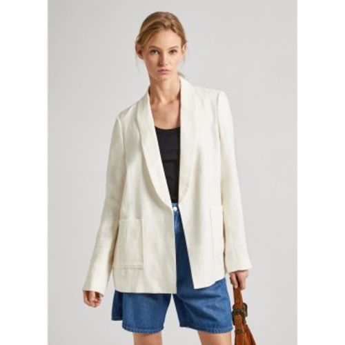 PL402377 Blazer Mirka (XS), Blanc, Casuel, Coton - Pepe Jeans - Modalova