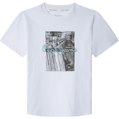 Pour garçon. PB503980 T-shirt Wilbert (12años= 152cm), Casuel, Coton, Manche courte, Durable, mode enfantine - Pepe Jeans - Modalova