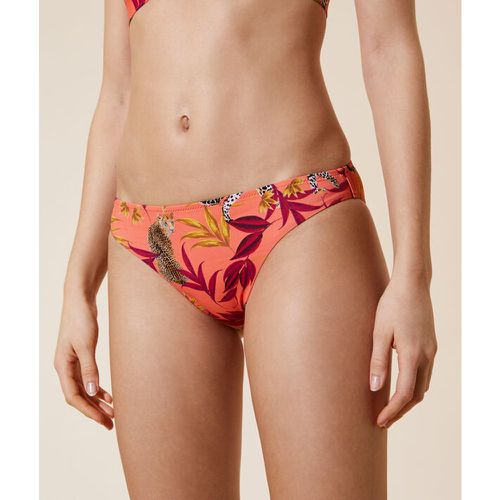 Braguita bikini estampado tigres - IZZY - 38 - Corail - Mujer - Etam - Modalova