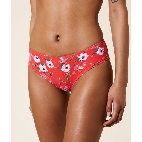 Culote bikini estampado floral - ROYALE - 36 - Rojo - Mujer - Etam - Modalova