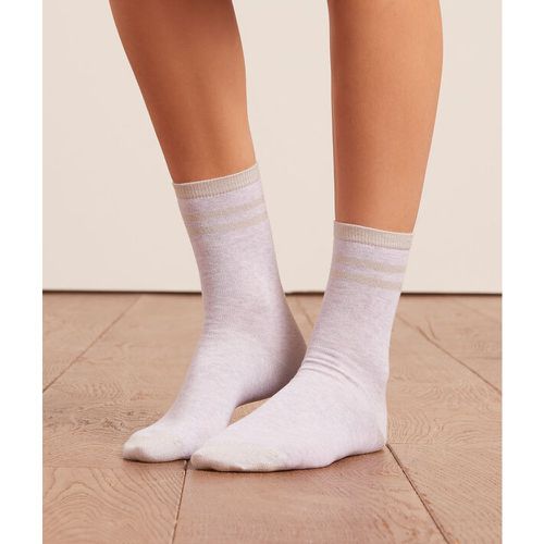Lote de 2 pares de calcetines cortos - STRIPY - TU - Gris - Mujer - Etam - Modalova
