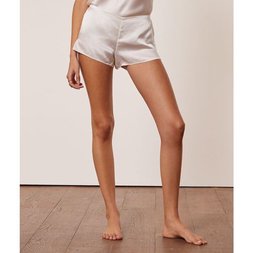 Pantalón corto de satén - PEARLY - XL - Ecru - Mujer - Etam - Modalova