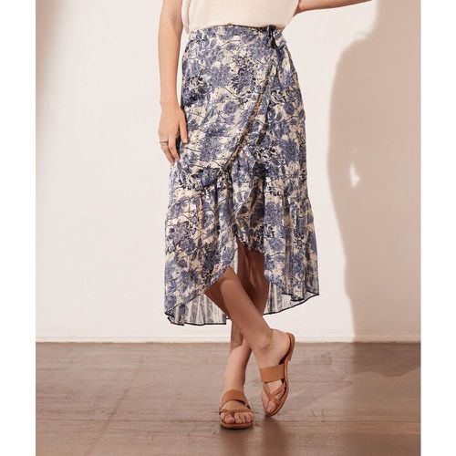 Falda larga estampado floral - AMAYA - 34 - Ecru - Mujer - Etam - Modalova