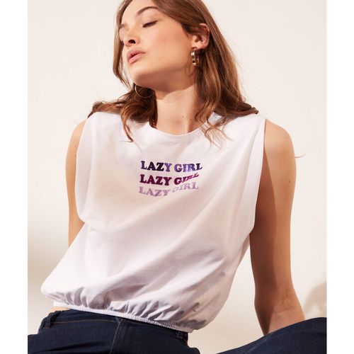 Camiseta 'lazy girl' - SUMMER - XS - - Mujer - Etam - Modalova