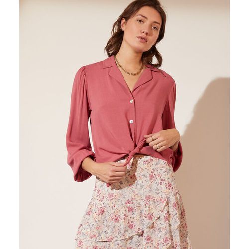 Camisa con lazada - LEONA - 34 - Rosa - Mujer - Etam - Modalova