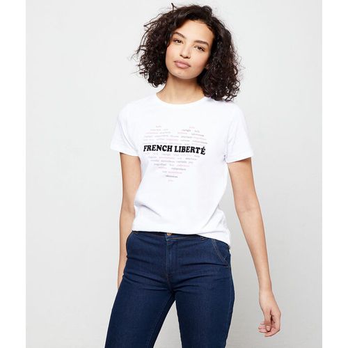 Camiseta french liberté de algodón orgánico - JOLIE - M - - Mujer - Etam - Modalova