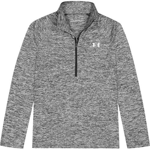 Tech 1/2 Zip Twist Longsleeve Womens, nero / nero / Metallic argento - Under Armour - Modalova