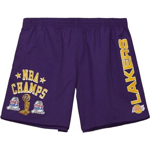 NBA LOS ANGELES LAKERS TEAM HERITAGE WOVEN SHORTS - Mitchell And Ness - Modalova