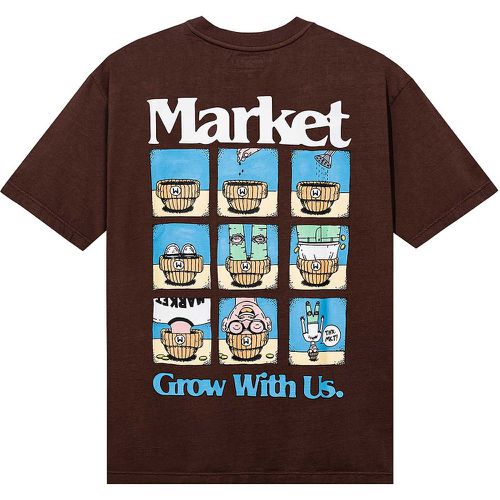 Market GROW WITH US T-SHIRT, mocha - Market - Modalova