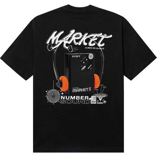 Market AUDIOMAN T-SHIRT, schwarz - Market - Modalova