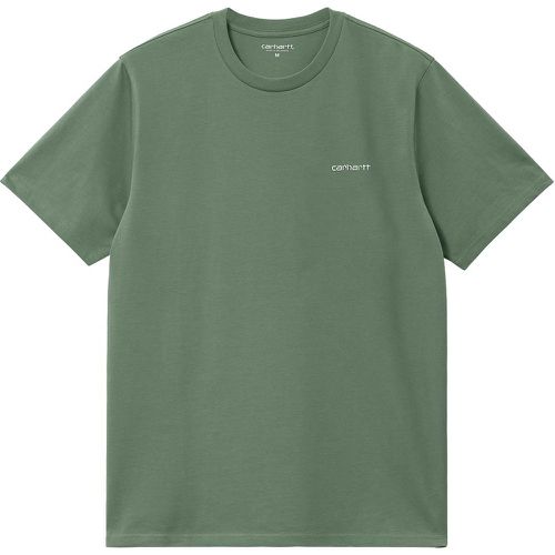 Script Embroidery T-shirt, verde/bianco - Carhartt WIP - Modalova