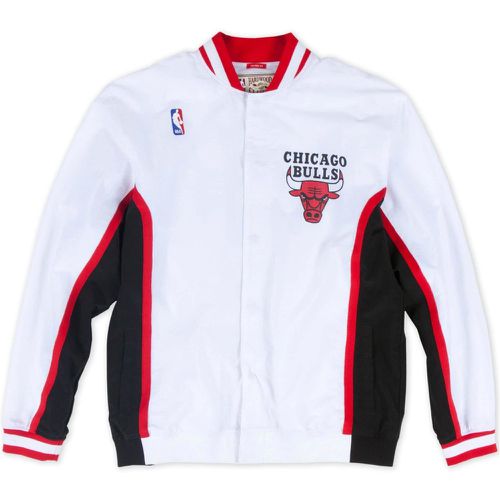 NBA CHICAGO BULLS AUTHENTIC WARM UP JACKET 1992-93, bianco - Mitchell And Ness - Modalova