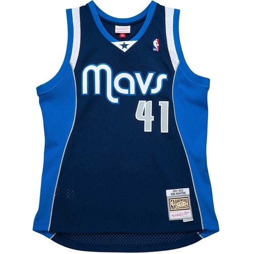 NBA DALLS MAVERICKS SWINGMAN JERSEY 2011-12 DIRK NOWITZKI, blu - Mitchell And Ness - Modalova