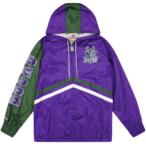 NBA MILWAUKEE BUCKS UNDENIABLE FULL ZIP WINDBREAKER - Mitchell And Ness - Modalova