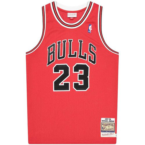 NBA CHICAGO BULLS AUTHENTIC ROAD SWINGMAN JERSEY 1997-98 MICHAEL JORDAN - Mitchell And Ness - Modalova