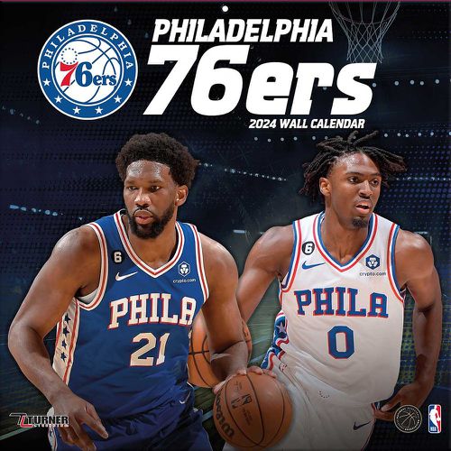 NBA PHILADELPHIA 76ERS 30 x 30CM WALL CALENDAR 2024, / - Turner - Modalova