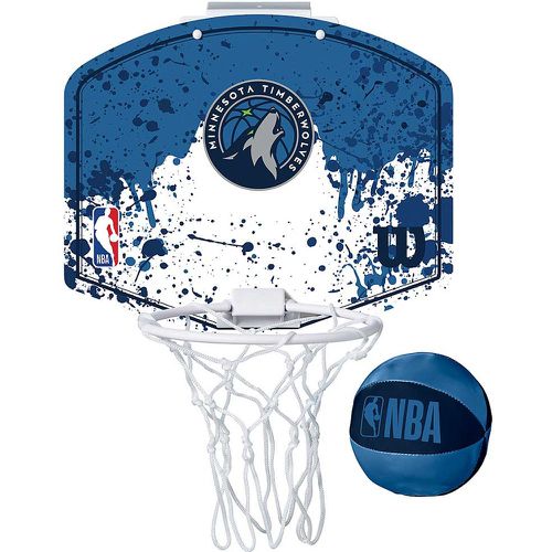 NBA TEAM MINI HOOP MINNESOTA TIMBERWOLVES, blu - Wilson - Modalova