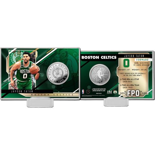 NBA Boston Celtics Jason Tatum argento Mint Coin Card, / - Highland Mint - Modalova