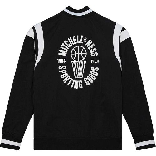 WARM UP JACKET, nero/bianco - Mitchell And Ness - Modalova