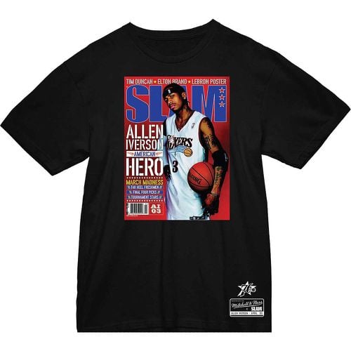 NBA PHILADELPHIA 76ERS ALLEN IVERSON SLAM COVER T-SHIRT - Mitchell And Ness - Modalova