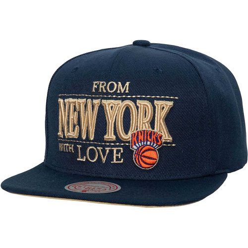 NBA NEW YORK WITH LOVE SNAPBACK CAP, blu/ - Mitchell And Ness - Modalova