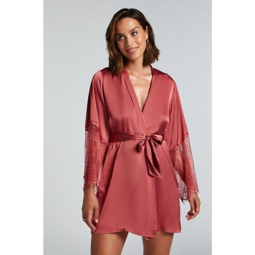 Hunkemöller Satin Kimono Pink - Hunkemöller - Modalova