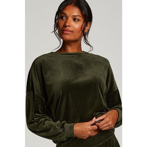 Hunkemöller Velours Top Green - Hunkemöller - Modalova