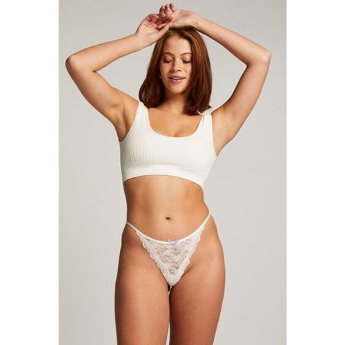 Hunkemöller Mini Thong White - Hunkemöller - Modalova