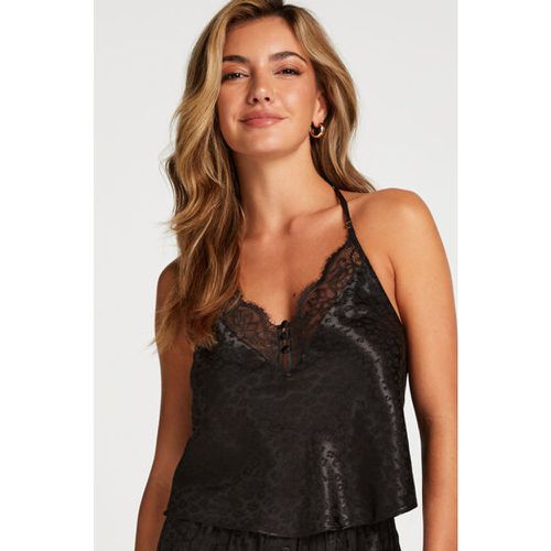 Hunkemöller Leopard Cami Top Black - Hunkemöller - Modalova