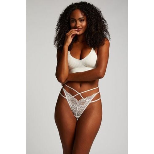 Hunkemöller Amala Thong White - Hunkemöller - Modalova