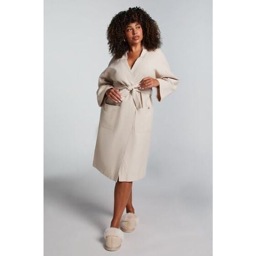 Hunkemöller Waffle Bathrobe Beige - Hunkemöller - Modalova