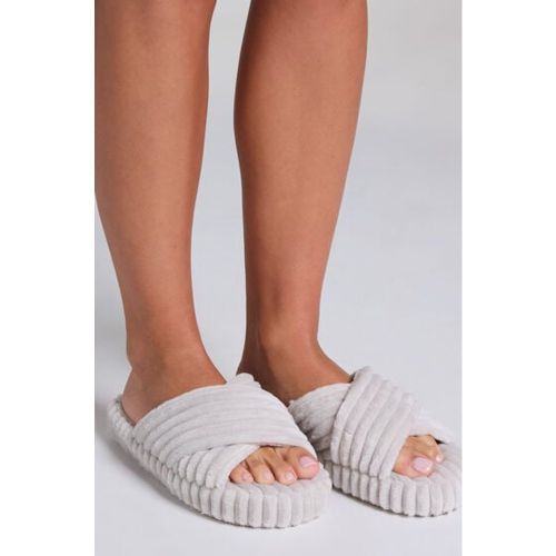 Hunkemöller Slippers Crossed Brown - Hunkemöller - Modalova