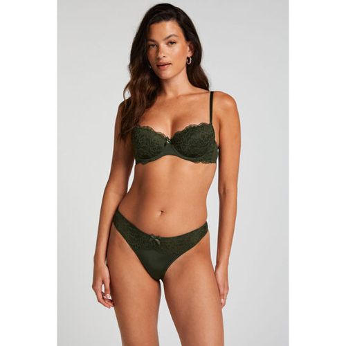 Hunkemöller Tanga Teddy Verde - Hunkemöller - Modalova