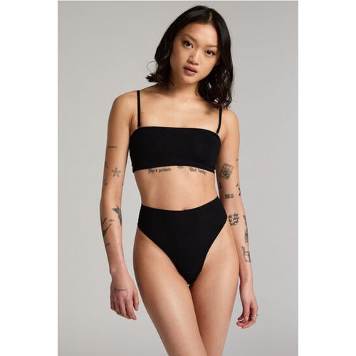 Hunkemöller Tanga Smooth Negro - Hunkemöller - Modalova