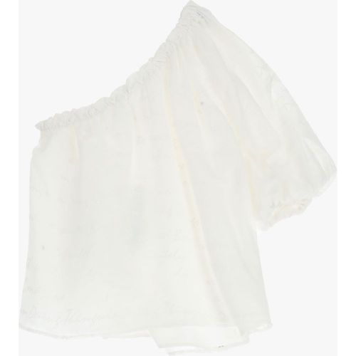 Blusa monospalla a maniche corte - Imperial - Modalova