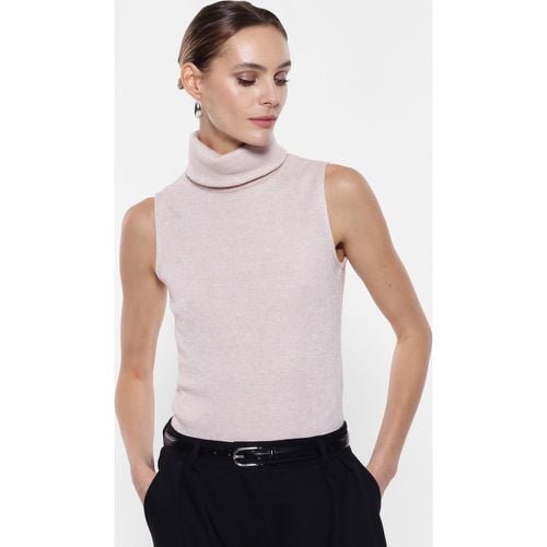 Maglione smanicato collo alto - Imperial - Modalova