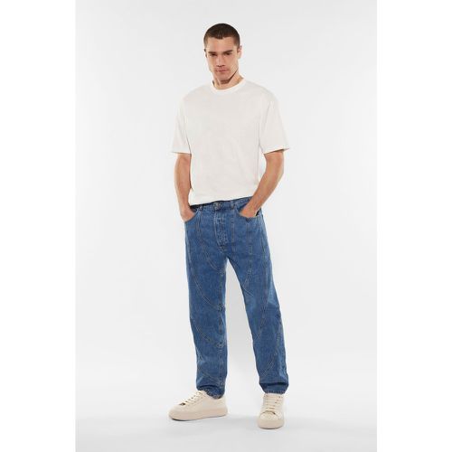 Jeans straight in puro cotone con cuciture dettaglio - Imperial - Modalova