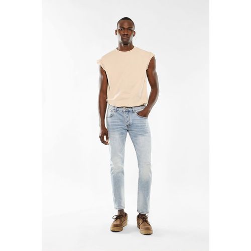 Jeans slim-fit effetto délavé con abrasioni - Imperial - Modalova