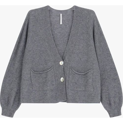 Cardigan con collo a v e bottoni - Imperial - Modalova