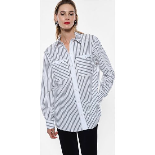 Camicia a righe con tasche sul petto - Imperial - Modalova