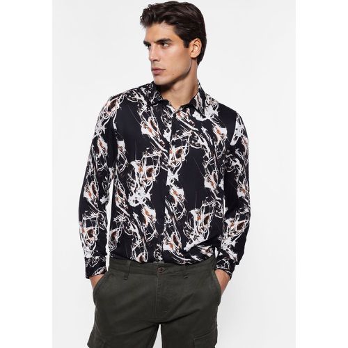 Camicia stampa astratta a maniche lunghe - Imperial - Modalova