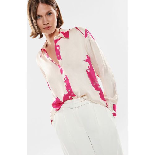 Camicia fantasia astratta bicolor con colletto classico - Imperial - Modalova
