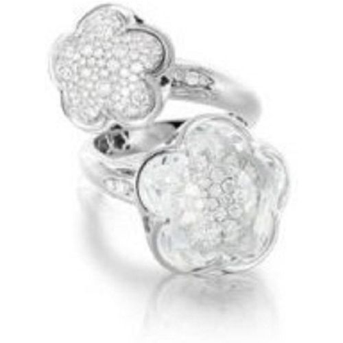 Anello con diamanti e cristallo di rocca - PASQUALE BRUNI - Modalova