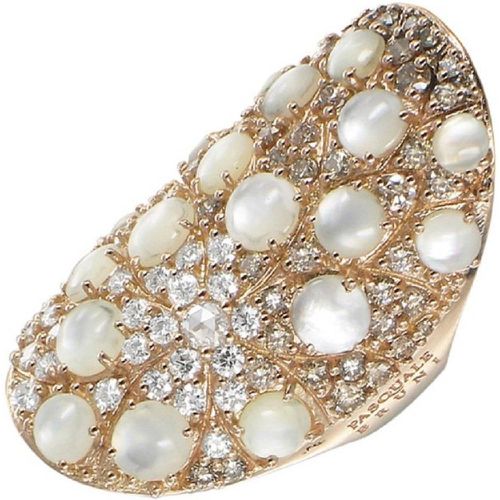 Anello con perle e diamanti - PASQUALE BRUNI - Modalova