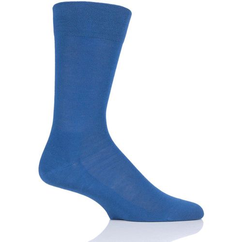 Pair Sapphire Sensitive London Cotton Left and Right Socks With Comfort Cuff Men's 8.5-11 Mens - Falke - Modalova