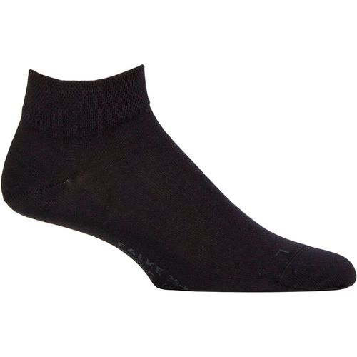 Mens 1 Pair Falke Sensitive London Cotton Trainer Socks Dark Navy 11.5-14.5 Mens - SockShop - Modalova